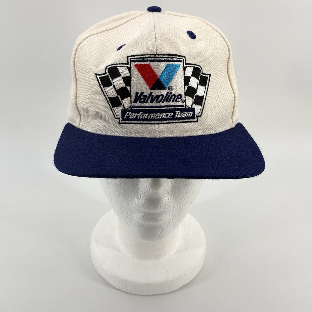Valvoline Performance Team Snapback Hat Vintage 90s Racing CYRK NASCAR (W9)